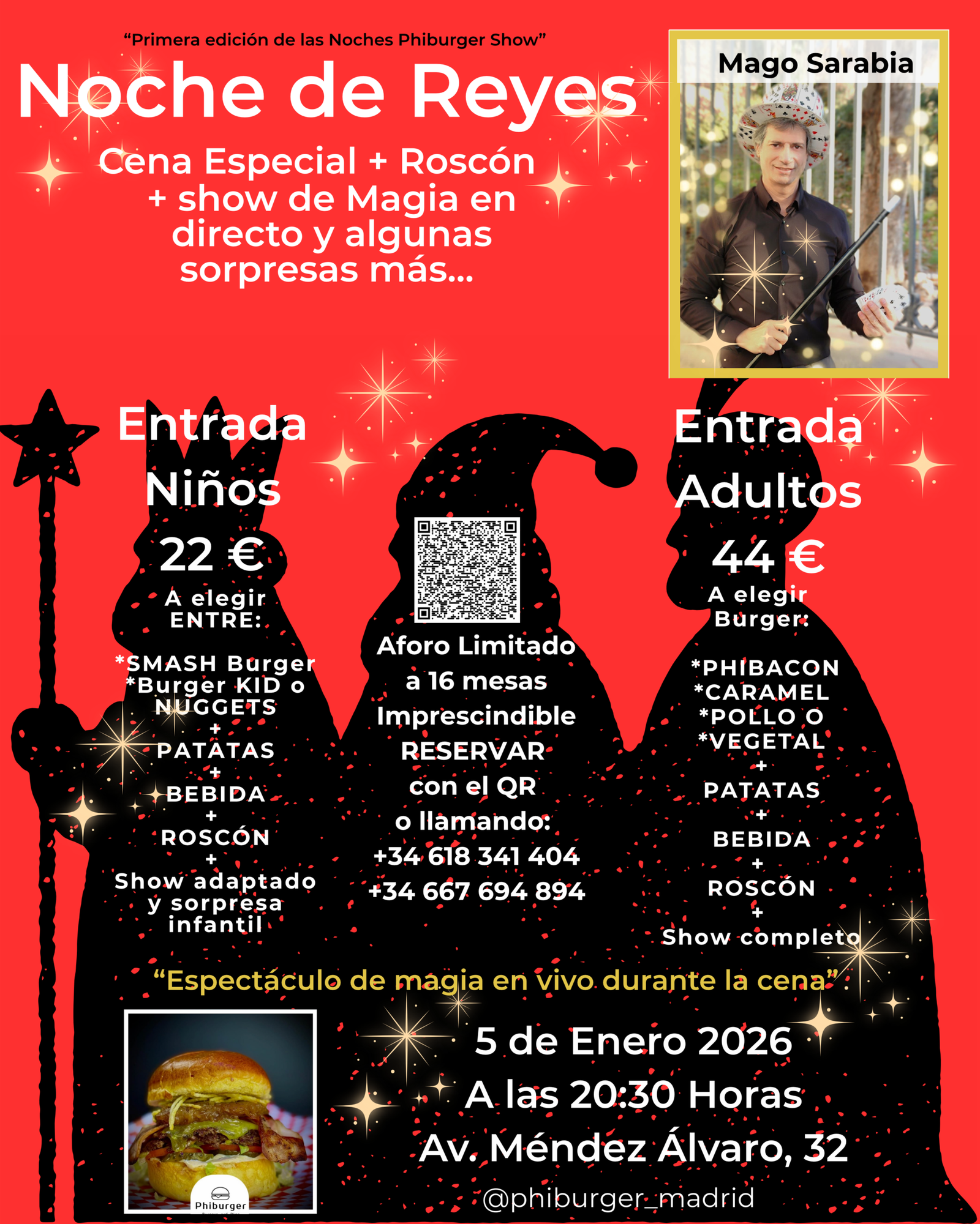 📍 Noche de Reyes en Phiburger – Evento Especial